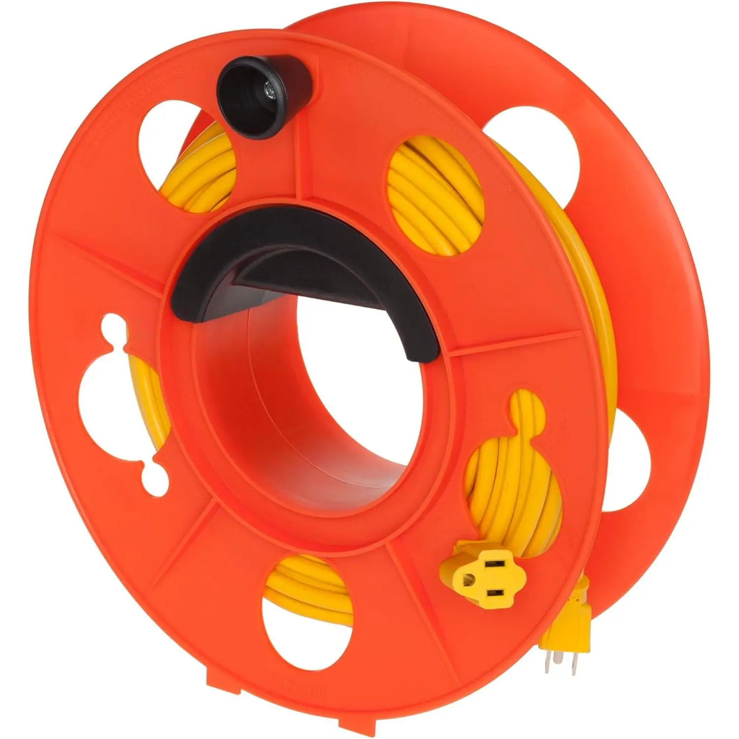 KW-130 Cord Storage Reel with Center Spin Handle, 150-Feet