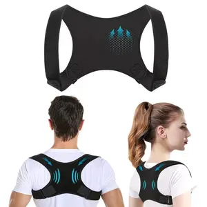 Unisex Adjustable Posture Corrector Back Support Belt- Breathable, Non-Slip, Ergonomic Support for Improved Posture, Suitable for Sitting, Standing, and Travel, Stylish Design, Comfort Fit, Adjustable Posture Trainer