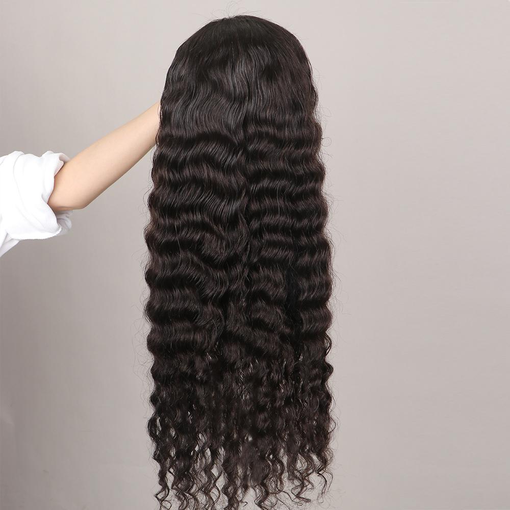 Kinky Curly Lace Front Human Hair Wig 30 36 Inches Curly Human Hair Wig 180 Density Brazilian Remy 13x4 13x6 Transparent Hd Lace Frontal Wigs Deep Wave Human Hair Wig For Women Pre Plucked TikTokShopHolidayHaul