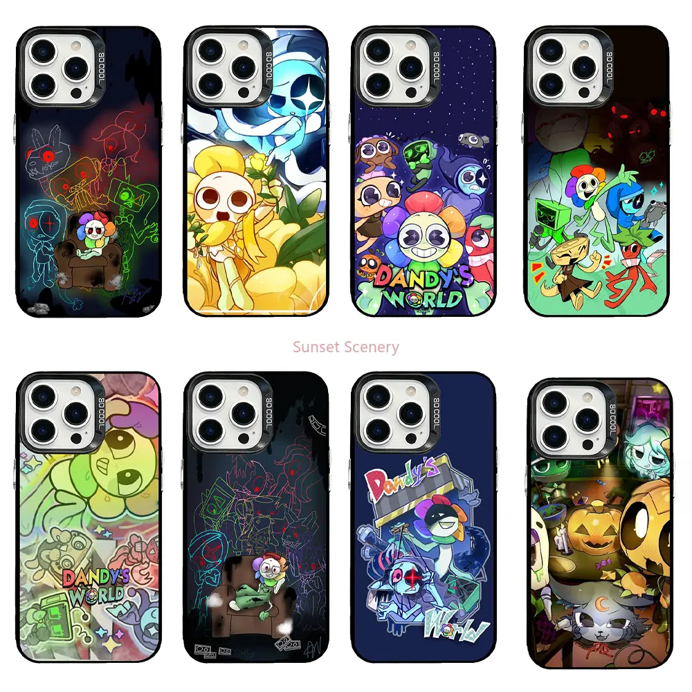 Dandy's World phone case iPhone 17, 16, 15, 14, 13, 12, 11, Pro, MAX, Air Plus models.