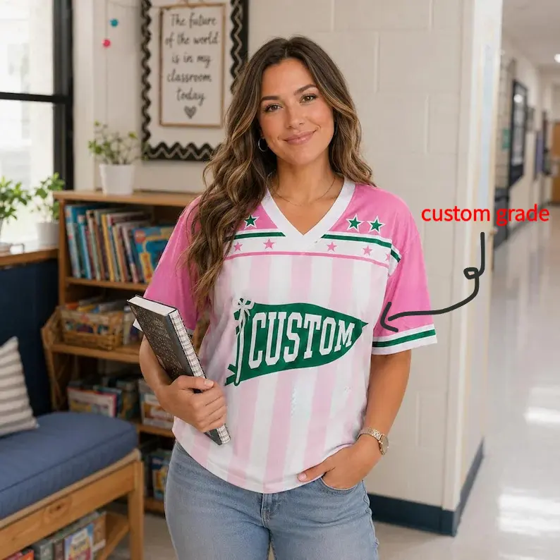 Personalized Team Football Jersey, Custom School Mascot Shirt, Back To School Spirit #   TikTokMadeMeBuyIt #   TikTokShop #   Back To School Gift #   Teacher Gift