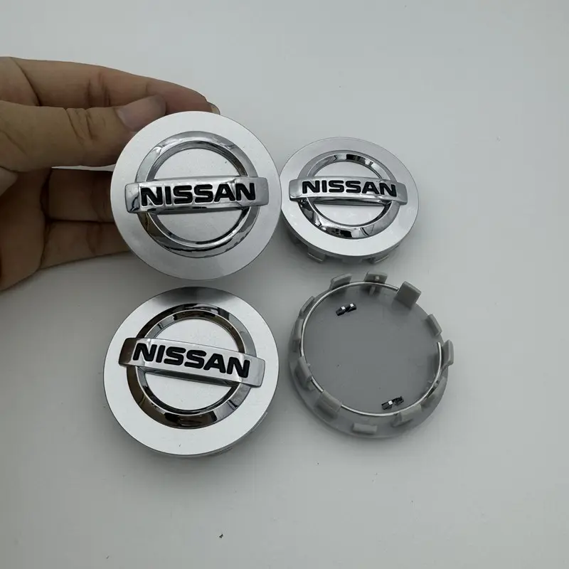 Nissan Wheel HUB Cap Sticker for Altima, Sentra, Rogue, Qashqai, Pathfinder, 54mm Tire Center Emblem, Nissan Car Wheel Cover Label