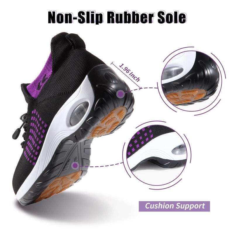 (New)STUNAHOME Women's Orthopedic Air Cushion Shoes Summer Casual Running Sneakers Breathable Walking Shoes Anti-slip Sneakers Comfortable Thick Bottom Shoes