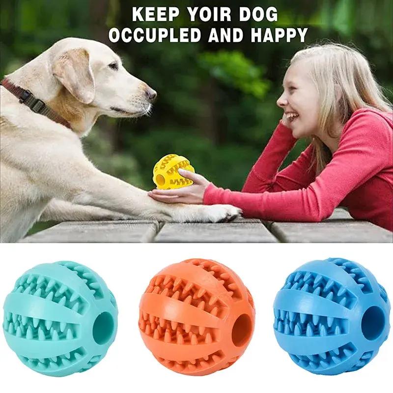 Interactive Dog Treat Ball for Small Medium Dogs Chew Toy Food Dispensing Puzzle Pet Toy