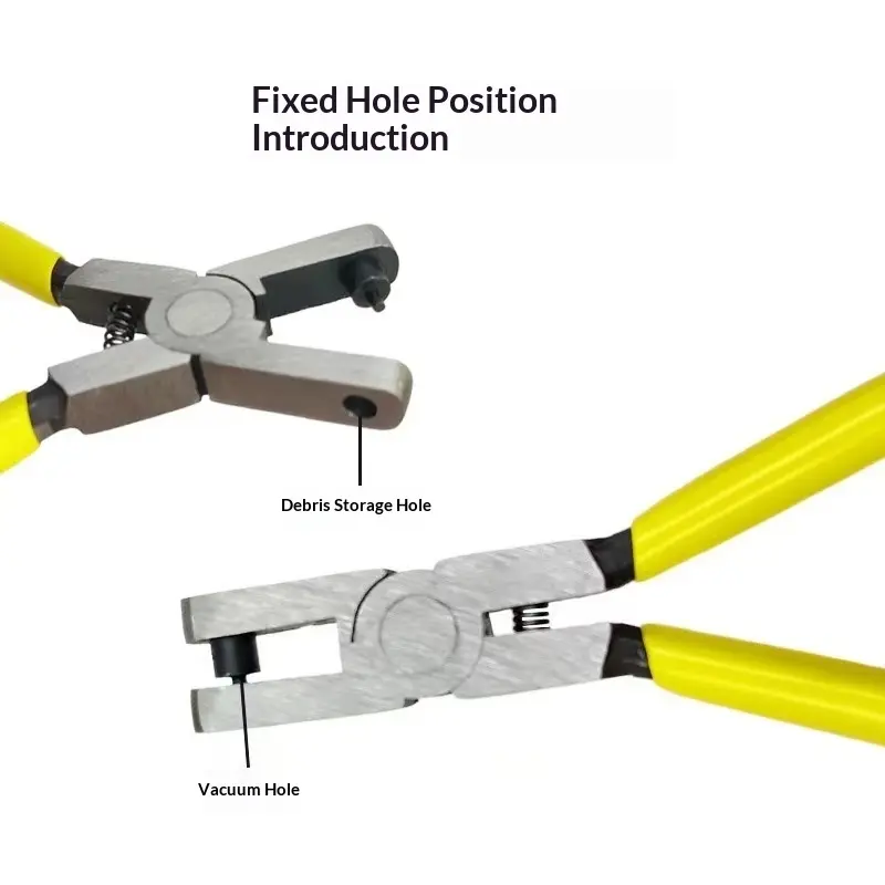 Multi - function Watch Band Hole Punch Leather Strap Hole Puncher Belt Hole Punch Tool with Adjustable Punching Position for DIY Watchmaker Repair
