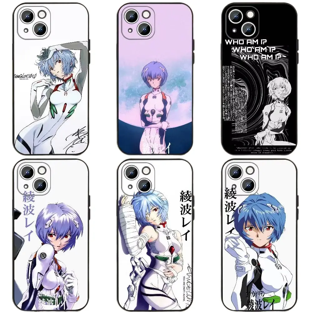 Evangelion Ayanami Rei Classic Anime Graphic Phone Case, Shockproof Protective Mobile Accessory with Precise Cutouts for Multi Models (iPhone 17 ProMax/Pro/Air, 16 Plus, 15-12; Samsung S26 Ultra, S25-S23) - Gift for Anime Fans, Accessories