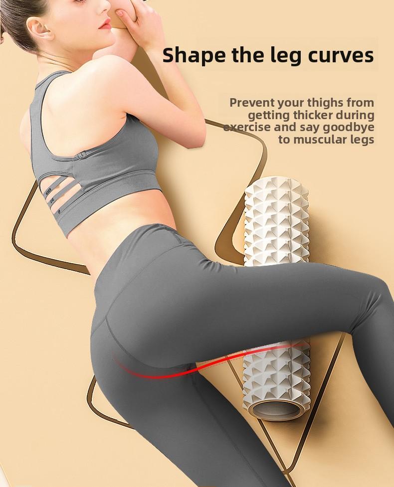 Foam roller massager, complete set of muscle relaxation yoga equipment, spiked roller massage stick, fitness equipment