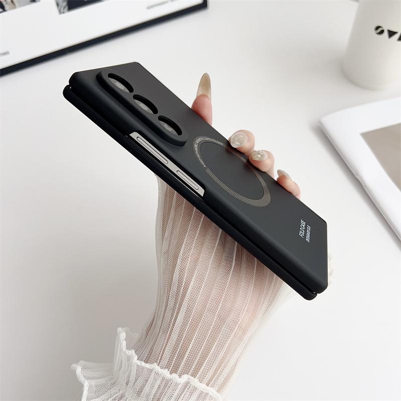 Magsafe Ultra Thin Matte Hinge Case for Samsung Galaxy Z Fold 7 6With S Pen Slot Wireless Charging Screen Glass Shockproof Cover