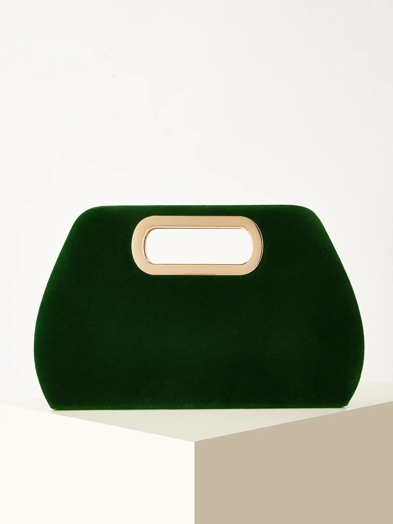 Luxury Velvet Handbag, Metal Cutout Handle, Wedding Party Evening Bag, Elegant Wine Velvet Evening Bag, Women's Evening Handbag, Fashion Elegant Handbag