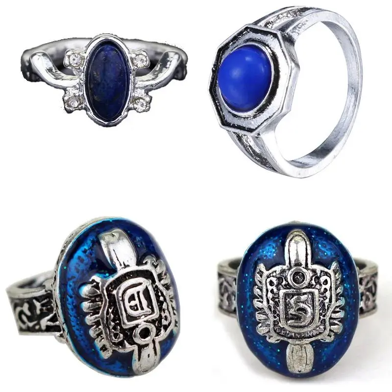 The Vampire Diaries Ring Letters Anillos Salvatore Damon Reborn Daylight Ring Aneis Stefan Family Crest Vintage Jewelry Gift New