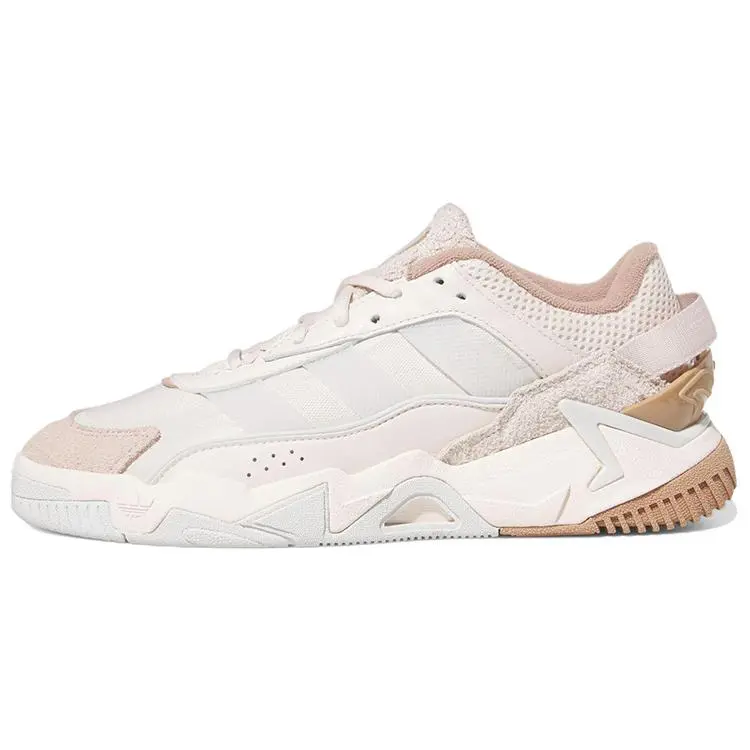adidas Originals Niteball Leather Mesh Fabric Sports Comfortable Non-Slip Wear-Resistant Lightweight Low-Top Lifestyle Casual Shoes FZ5870