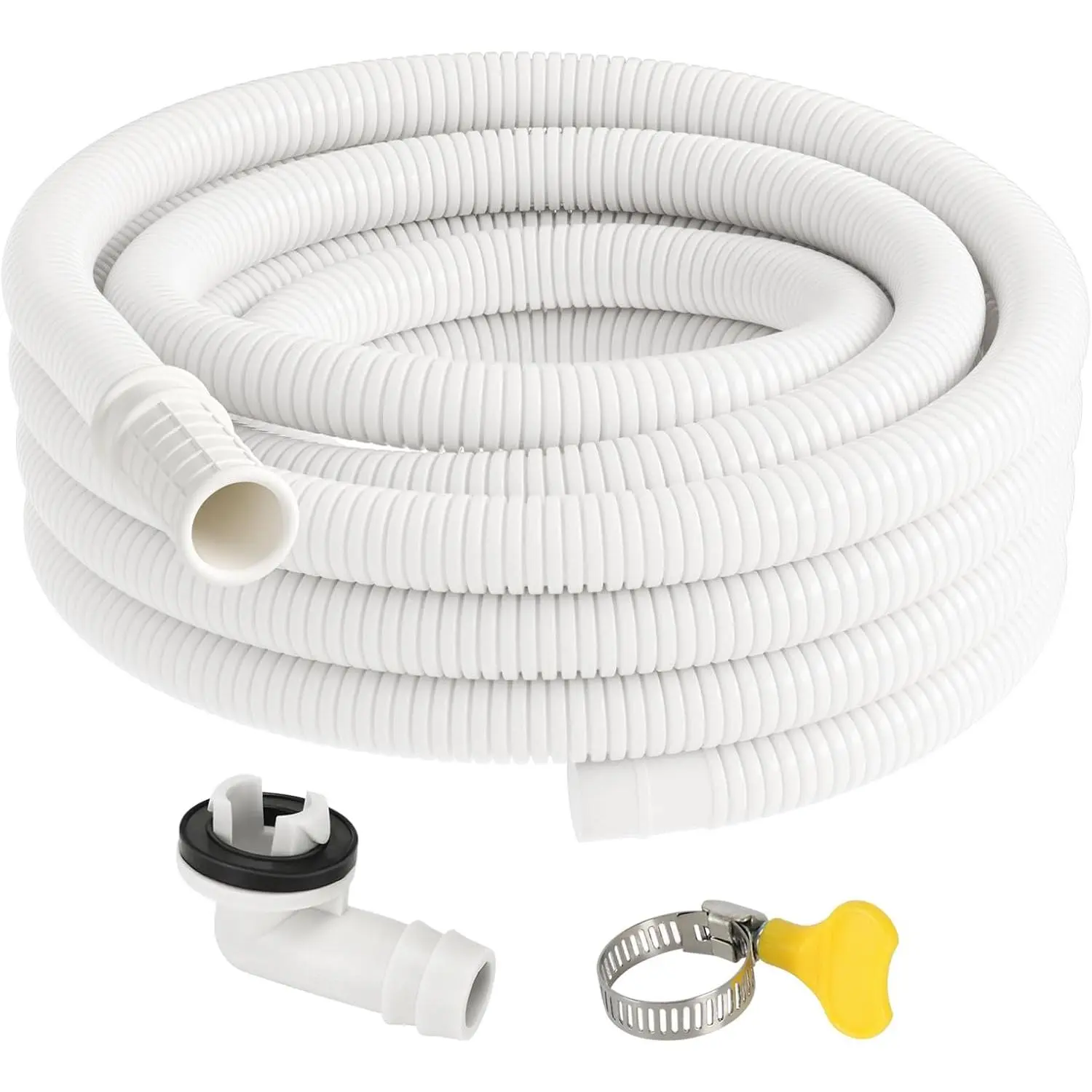 Air Conditioner Drain Hose Kit,  Durable Drain Pipe for Mini Split AC Ductless Heat Pumps, Portable AC Washer Dishwasher, 13.2 FT