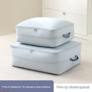 Large-Capacity Compressible Duvet Storage Bag, Multipurpose Organizer for Seasonal Clothing, Quilt, Moving Packing & Household Storage
