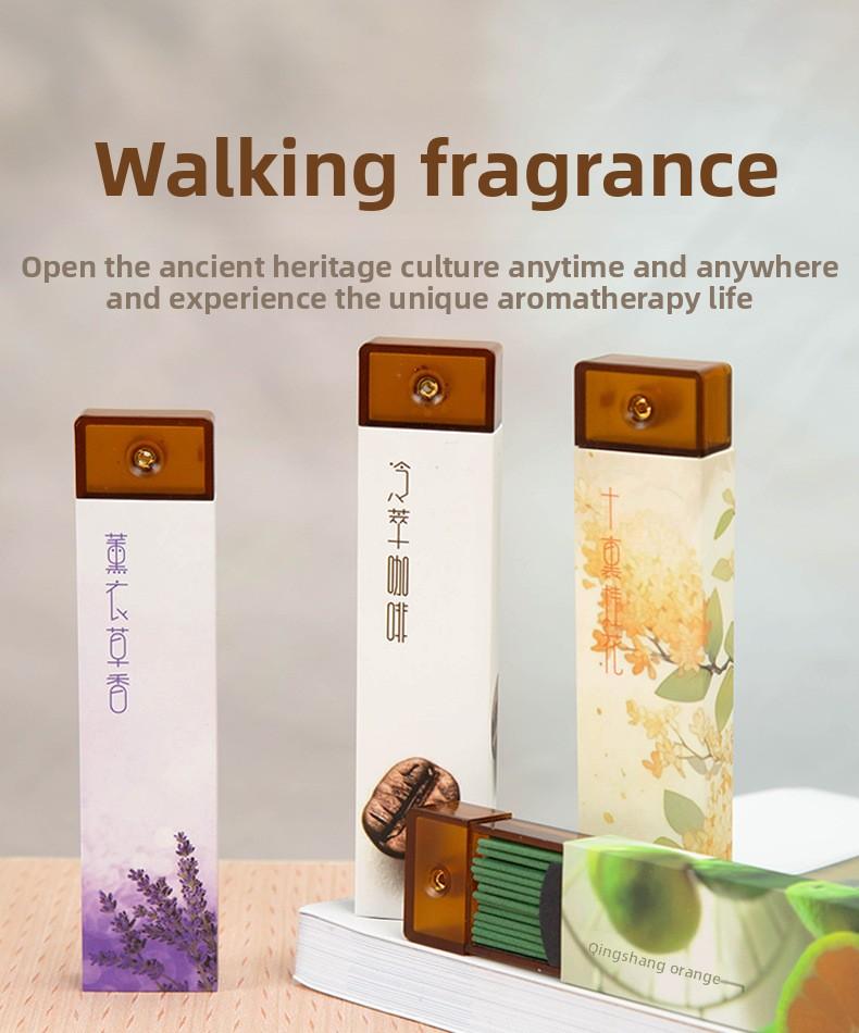 Portable Pocket Coffee Incense Sticks with Built-in Fragrance Jack for Home Business Travel Cafes Offices Compact Adorable Design【where can i buy this product tiktok shop】 aromatherapy