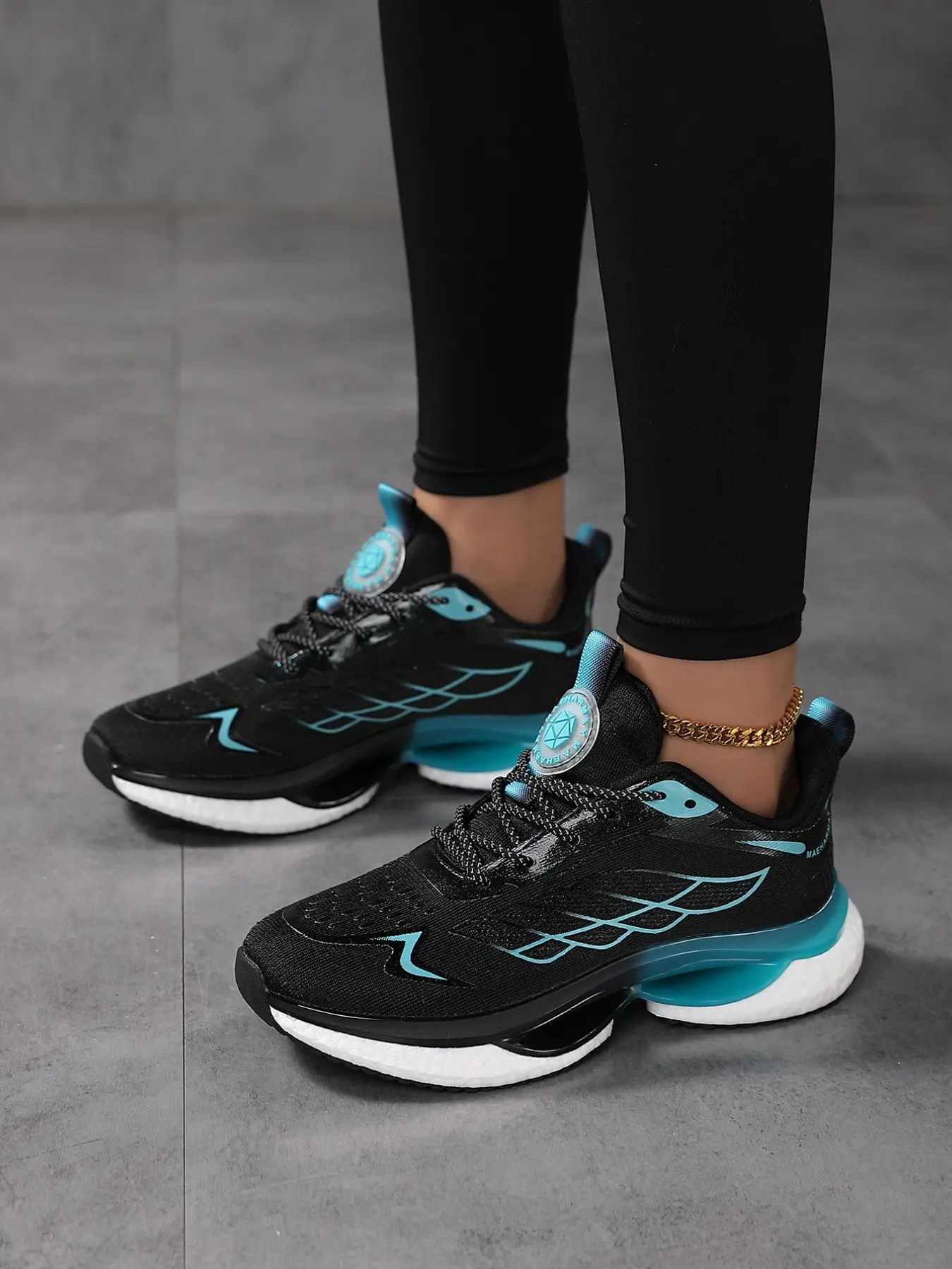 Women's Athletic Shoes, Lightweight Breathable Casual Fashion Sneakers, Sporty Sneakers, Comfortable Laces Outdoor Sports Shoes, All-Season Tennis Shoes