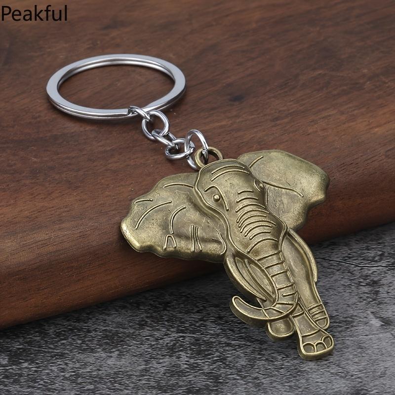 2/3PCS Zinc Alloy Elephant Keychain – Cute Animal Pendant, Perfect Bag Charm & Car Keychain, Unique Travel Souvenir Gift, Stylish Key Holder for Men & Women, Ideal for Everyday Use