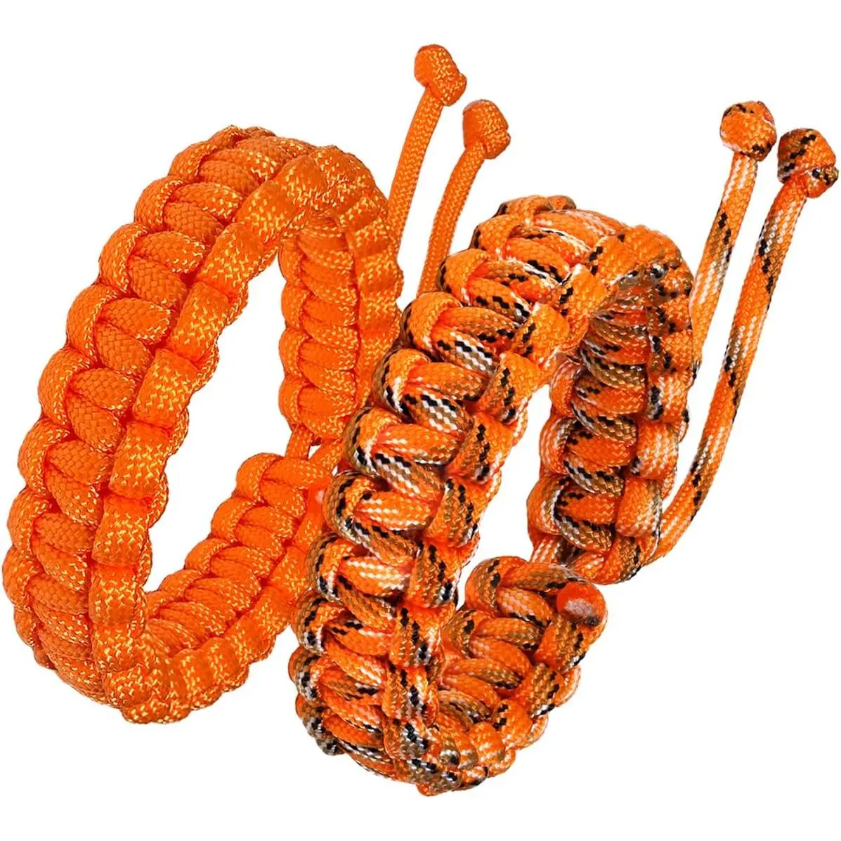 Paracord  Bracelets Braided Paracord  Rope for Couples Men Women Adjustable Size(Set of 2)