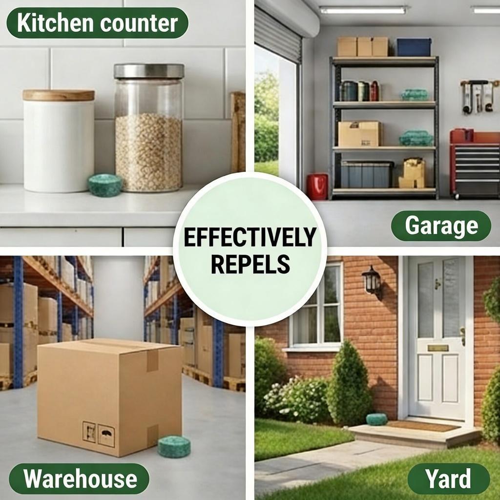 100% Natural Peppermint Mouse & Pest Repellent Balls (12 Pack), Safe Rodent Deterrent for Indoor, Outdoor, Home & Garage, Pet Friendly