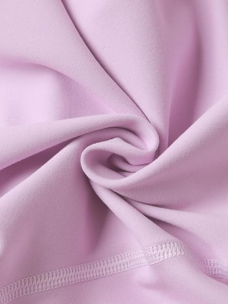 Women's Solid High Waist Sports Shorts, High Stretch Seamless Yoga Shorts, Active Shorts, Ladies Sportswear for Indoor Outdoor Wear, Gym Workout Shorts