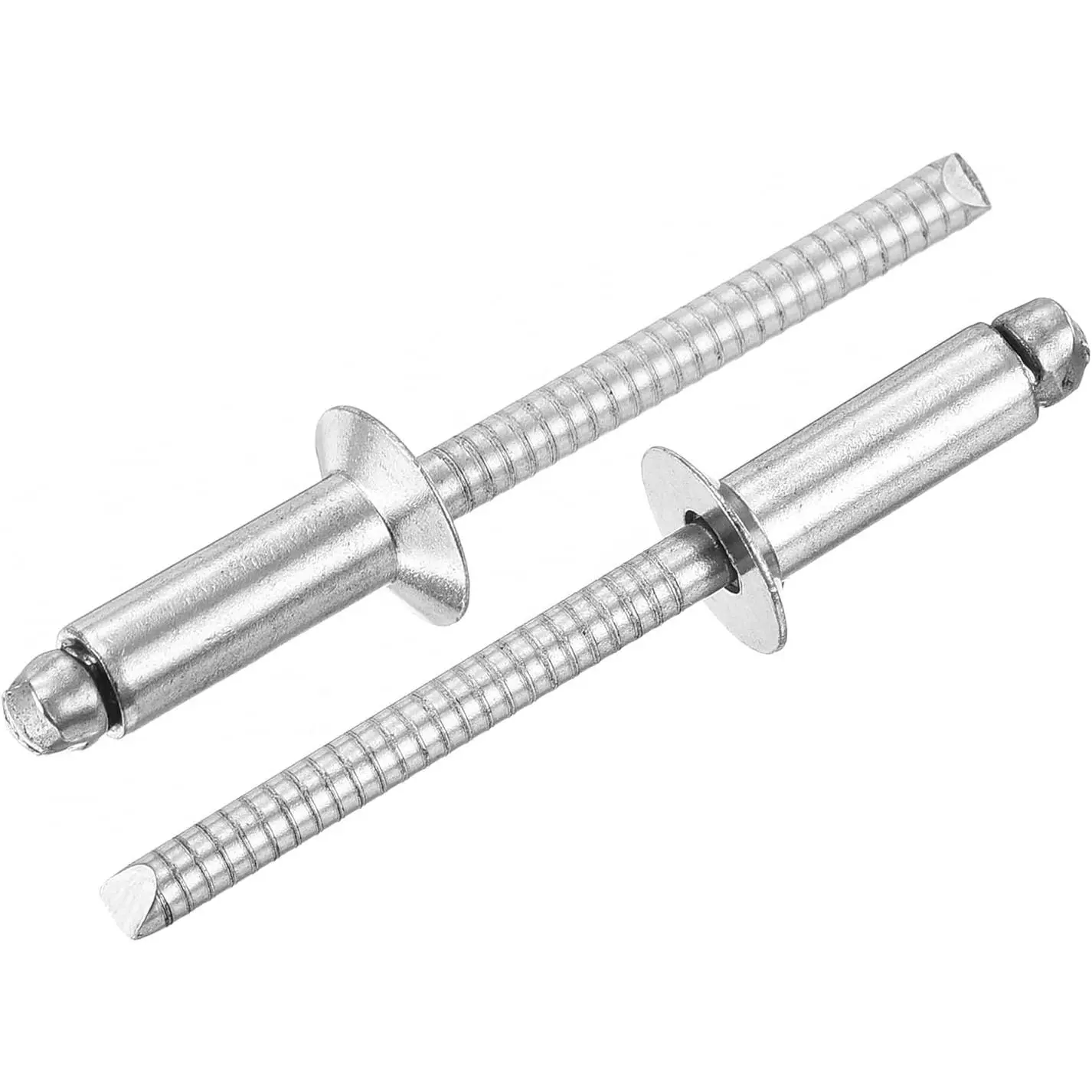 70 count 3/16" x 1/2" 304 Stainless Steel Countersunk Blind Rivet, Open-End Type Blind Rivets for DIY, Sheet Metal, Automotive Repairs, Furniture, Boat, and Duct Work ()