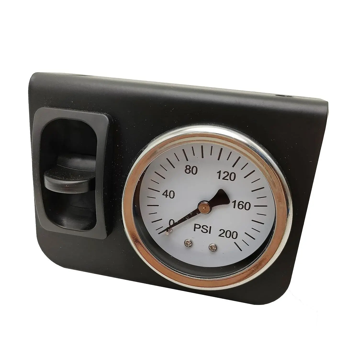 In Cab Single Air Gauge Control Kit with Paddle Switch for Air Suspension System