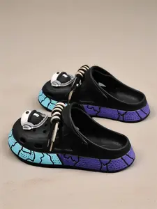 male and female Trendy Cartoon Hole Shoes, Thick Sole Height Increase 5cm, Detachable Heel Strap Casual Sandals, Comfortable Summer Slippers, Footwear Sandal, Soft Slippers