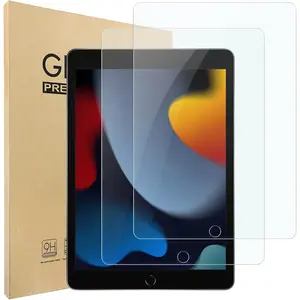 Screen Protector Film [2-Pack], Compatible with iPad 10.2 Inch 2021/2020/2019, High Clarity, 9h Hardness, Tempered Glass Replacement