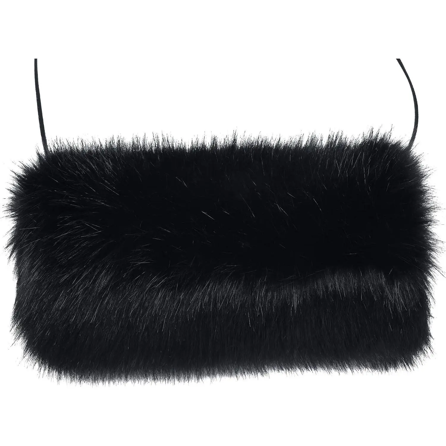 Faux Fur Hand Muffs Women Winter Warmer Fuzzy Pouch Furry Plush Muffler Wedding Girl Kids Elegant Luxury Chic
