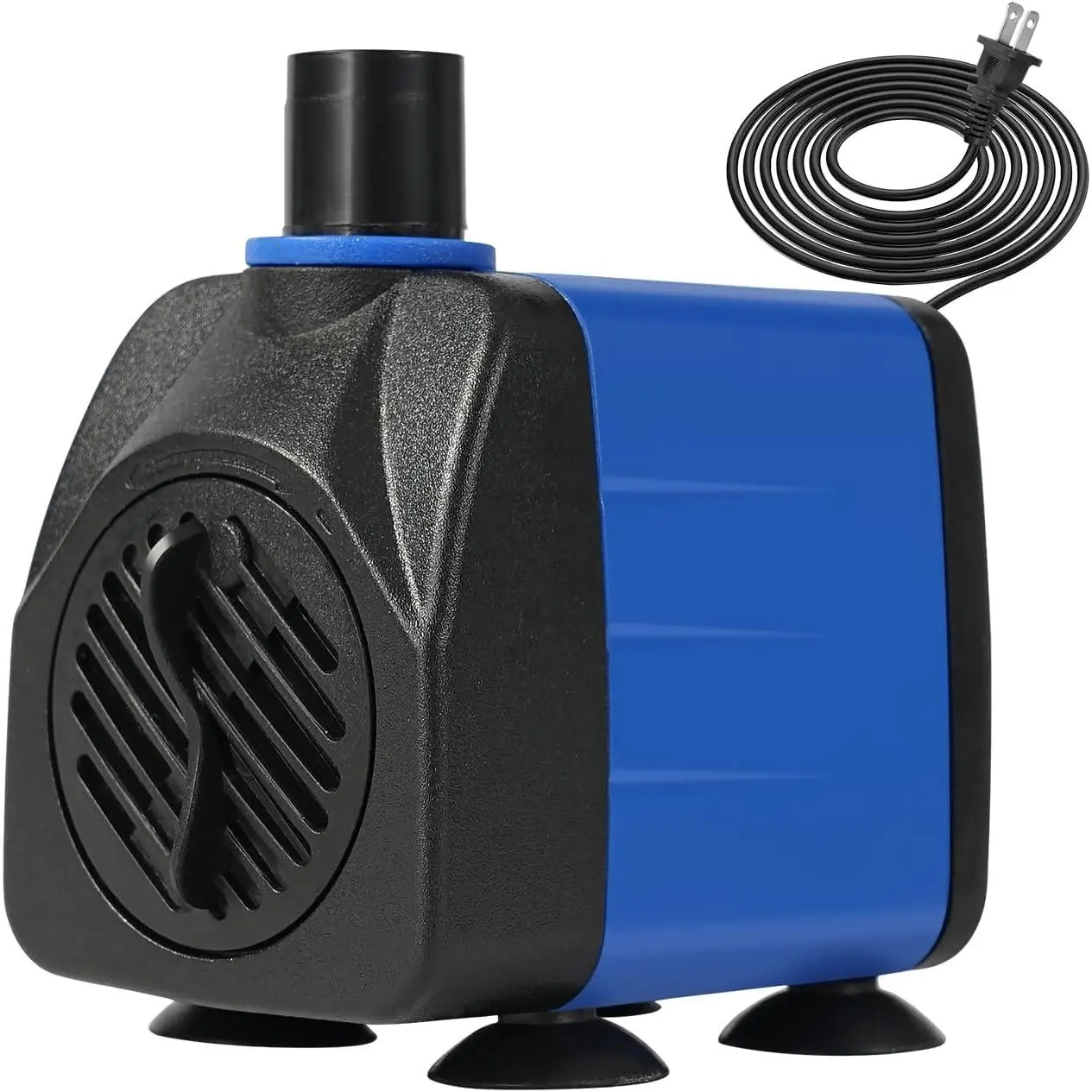 Small Fountain Pump, 160 GPH Submersible Water Pump for Aquarium Fish , Outdoor Water Fountain, Hydroponics, Pond Filter Pump