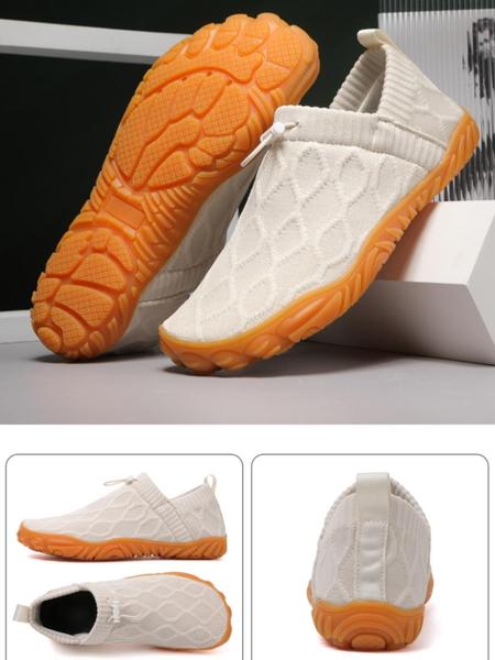 Minimalist Barefoot Water Shoes for Men and Women, Fisherman Beach Shoes, Breathable Knitted Upper and Non-Slip Sole, Perfect for Beach Outdoor Activities and Running