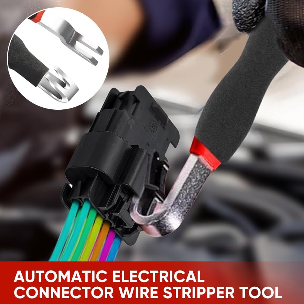 Automobile electrical terminal connector disconnector tool, plug connector disconnection tool, automotive universal electrical tools