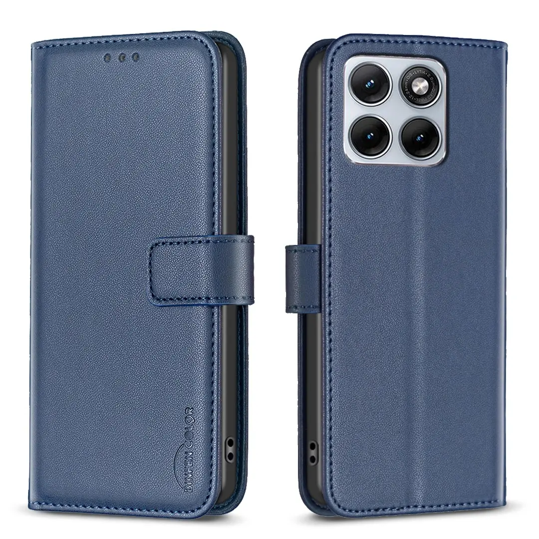 Wallet Style Smartphone Case for Moto Series, Flip Book Design, Premium Feel, Unisex, Leather Cover, Bf17 Model, Multiple Models Compatible