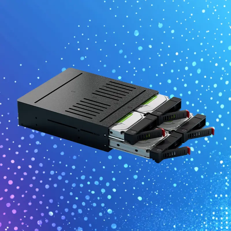 4-Bay External Hard Disk Enclosure, Multi-Bay Storage Expansion Solution for Multiple SATA Drives