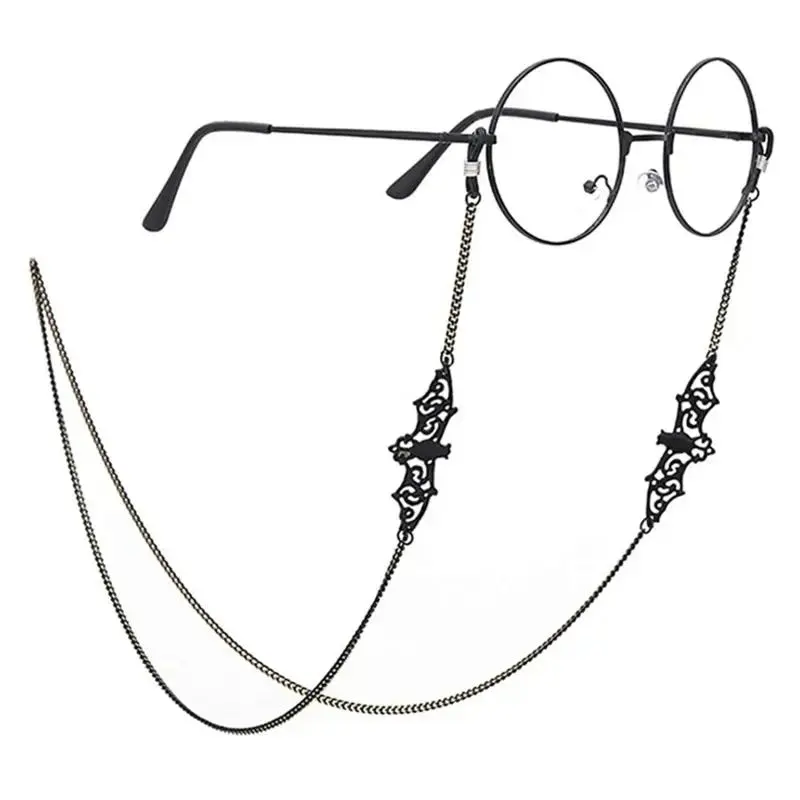 2026 NEW Unisex 75cm Copper Beaded Hollow Link Eyeglasses Strap, Stylish Anti-Loss Neck Cable Holder Band, Elegant Decorative Accessory For Women’s Daily Eyewear And Sunglasses Matching