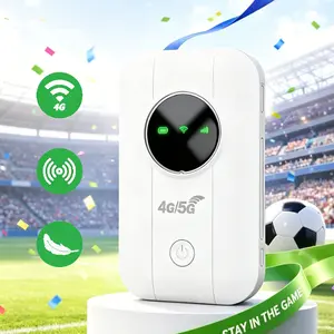 2026 Portable WiFi Hotspot, 4G/5G High-Speed 300Mbps Travel Router, Connect Up to 10 Devices, Universal for All European Countries, Ideal for Campers, Motorhomes, Road Trips & Outdoor Business Use, With LED Signal Indicator & WPA2 Secure Protection