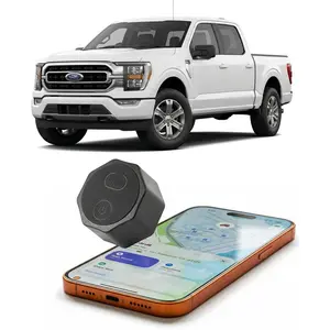 Air Tracker Tag Hidden Ultra Magnetic Finder for Vehicles,| No Monthly Fee| 5-Year Battery| Works with Apple Find My (iOS Only), for Car, Truck, Motorcycle, Equipment Single Black