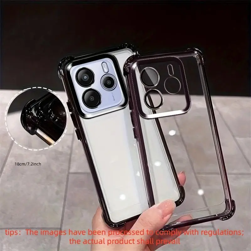 Phone Case - This phone case is designed for smartphones such as the Redmi 10, 10C, 11A, 12, 12C, 13, 13C, 14C, 14R, 15, 15C, 9A Sport, 9AT, A1, A1+, A2, A3 Pro, Note 14 PRO PLUS / 13 PRO / 12 / 11 / 10 Pro MAX 4G/5G. It features a transparent design with