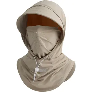 UV PROTECTION:UPF 50+ our Cooling Balaclava against harmful sun rays, acting as a face protection for dust.What We Updated: For this multipurpose balaclava face mask, it has much updated points: 1)We upgraded the design of the wide brim in the hood that
