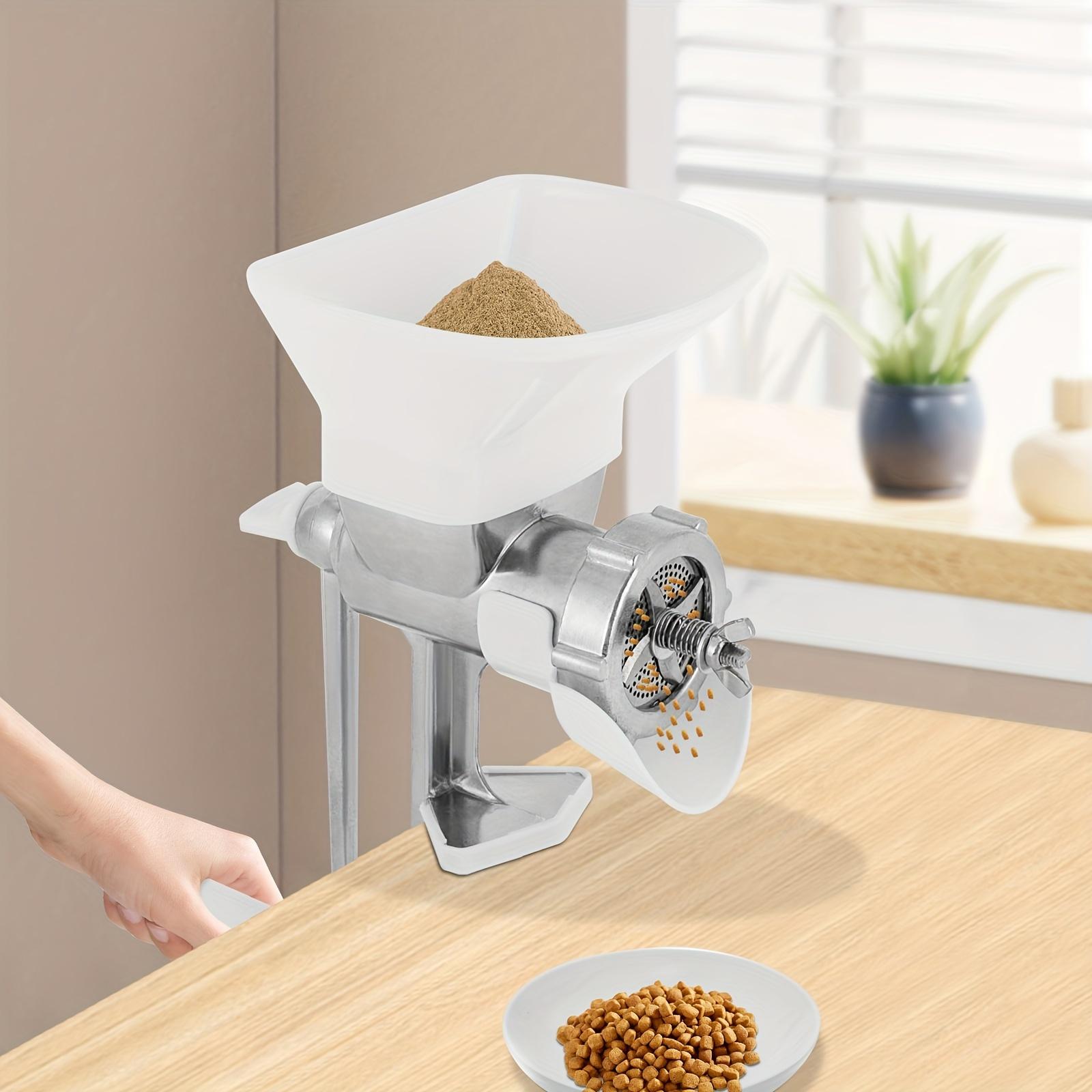 1.5mm Manual Feed Pellet Machine, Birds Fishing Bait Granulator Pelleter, Pet Dog Cat Feed Maker