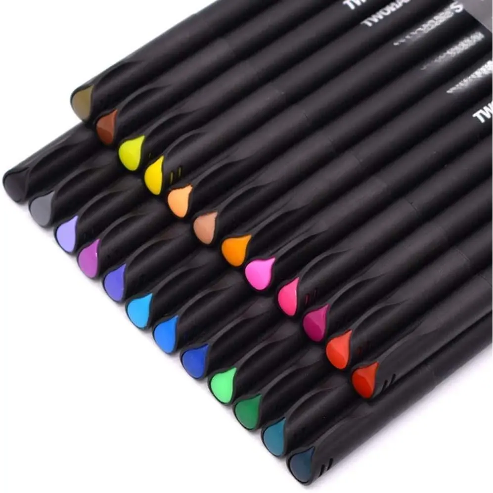 Journal Pens, Fineliner Marker Pens,  Colors,24 Count | Fine Tip, Fine Point Markers For Journaling,Writing,Coloring,Drawing, 902171