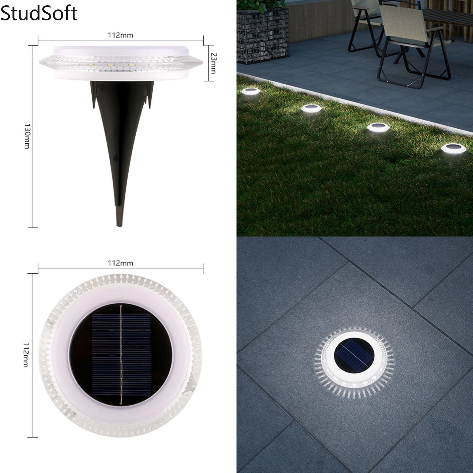 Solar In-Ground Lights & Lawn Lamps — Villa Landscape Decor, Outdoor Waterproof Ground Lights, and Garden & Courtyard Ground-Stake Lighting