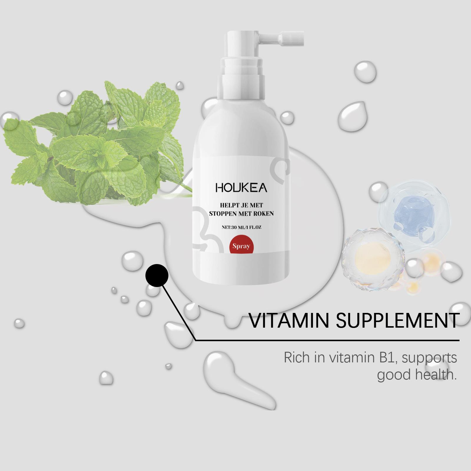 Houkea Oral Odor Spray Gentle Long-lasting Easy Odor Removal Fresh Natural Spray