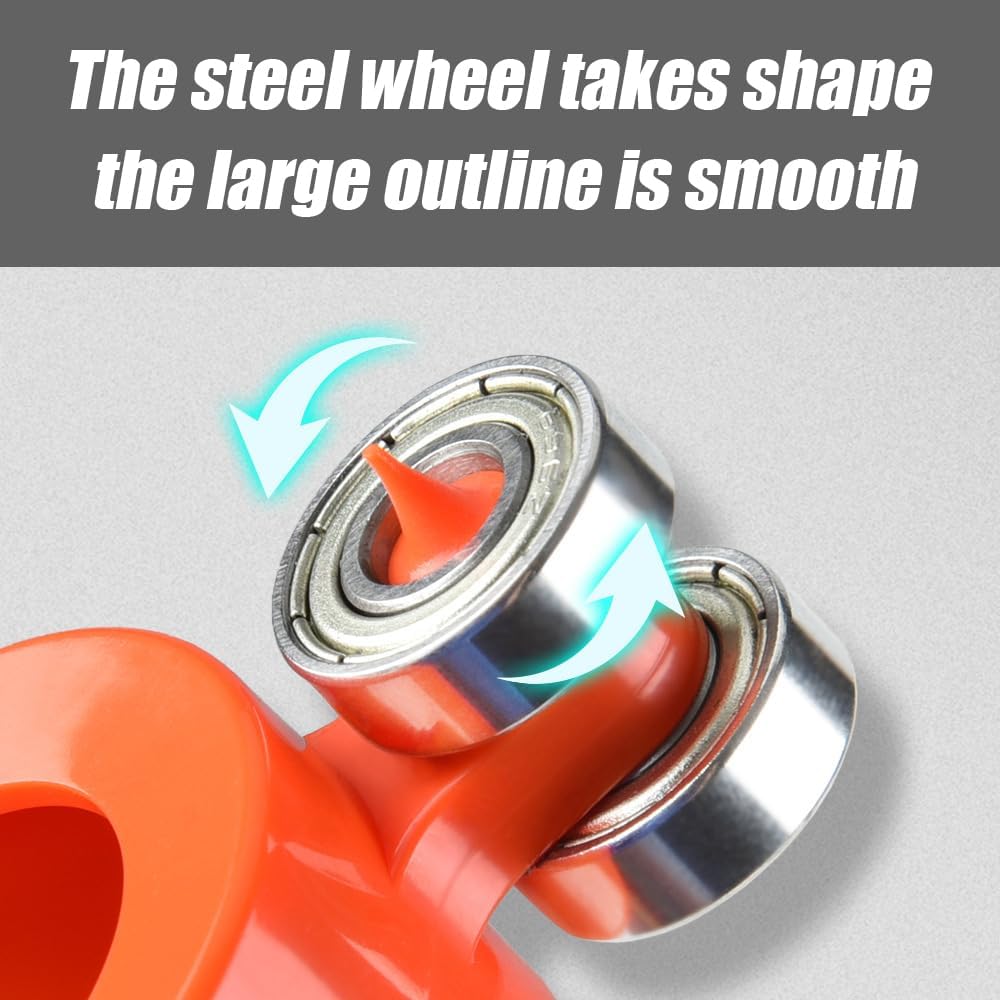 1 count Precise Contour Scribe Tool with 2 Pencil, Upgrade Measuring Scribe Tools With Lock For Pencil for Woodworking Finish Carpenter, Construction, DIY Handymen