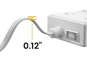 Flat Plug Protector Strip, 6ft Thin Extension Cord with 4 USB (2 USB C Port), 8 Outlets Desk Charging Station, Wall Mountable Outlet Extender for Home Office, College Dorm Room Flat Plug Protector Strip, 6ft Thin Extension Cord with 4 USB (2 USB C Port), 8 Outlets Desk Charging Station, Wall Mountable Outlet Extender for Home Office, College Dorm Room