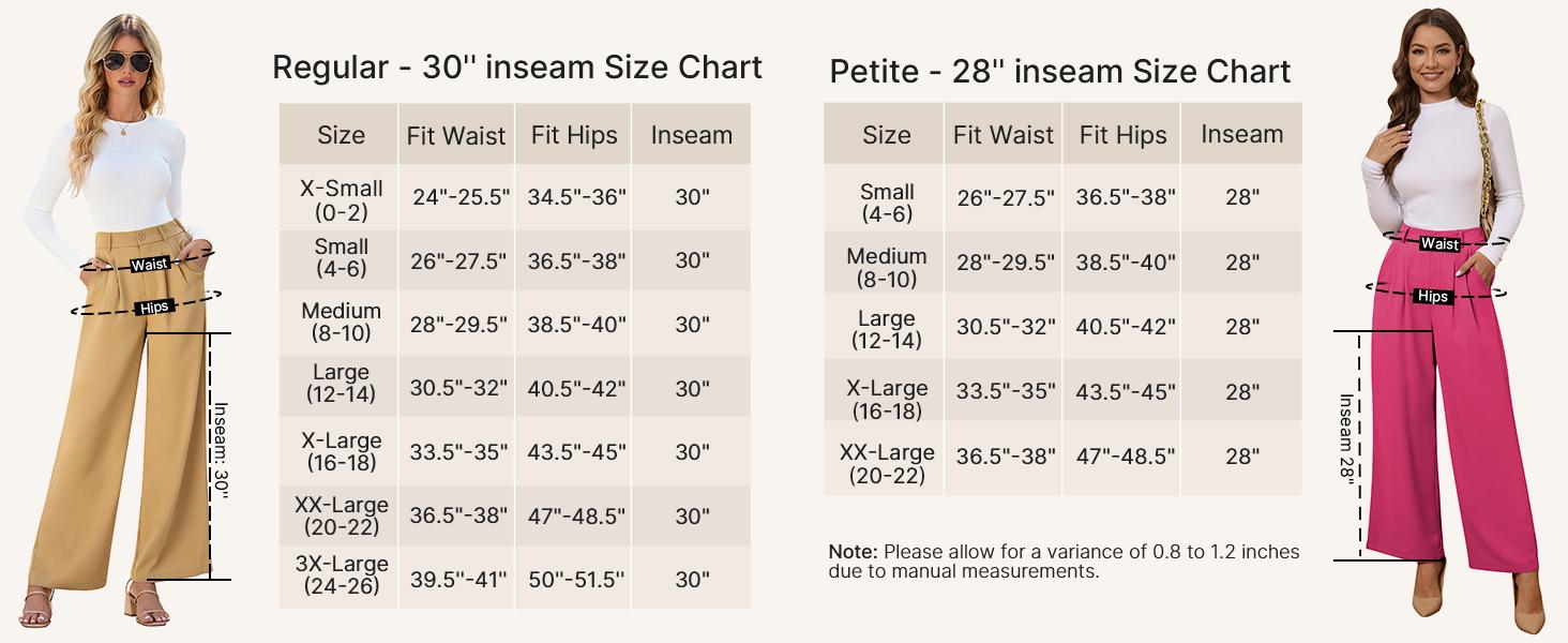 GRAPENT Wide Leg Pants for Women Work Business Casual High Waisted Dressy Pants Flowy Trousers Office Wideleg Baggy Work Pants GRAPENT Wide Leg Pants for Women Work Business Casual High Waisted Dressy Pants Flowy Trousers Office Wideleg Baggy Work Pants