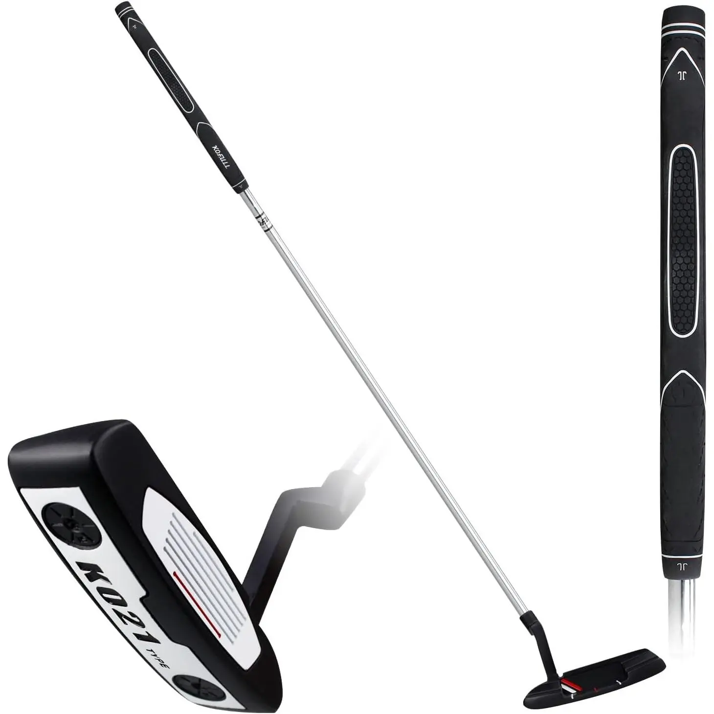Golf Putter, Golf Putters for Men Right Handed - 35 Inches Men's Putter Right Handed Golf Gifts for Men, Rubber Grip  Putter for Indoor or Outdoor