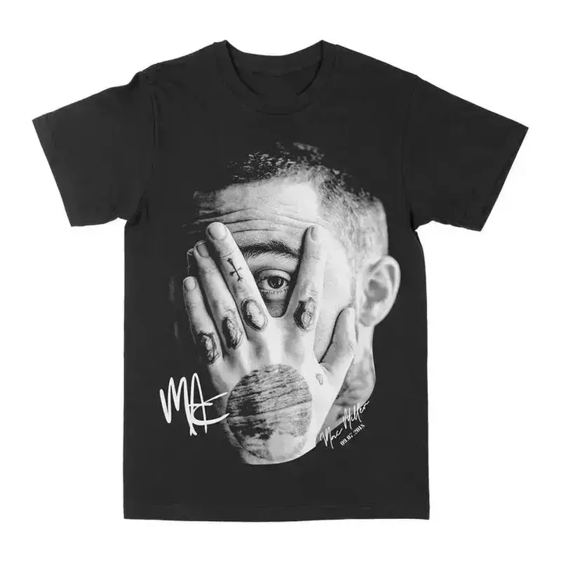 Mac Miller Big Face  Graphic , 90s Rap Hip Hop Retro Cotton Streetwear, Unisex Baggy  T-, Trendy Music Legend Urban Fan Apparel, Pop Culture Everyday Aesthetic  ocean shirt funny vintage tee art print breathable casual top