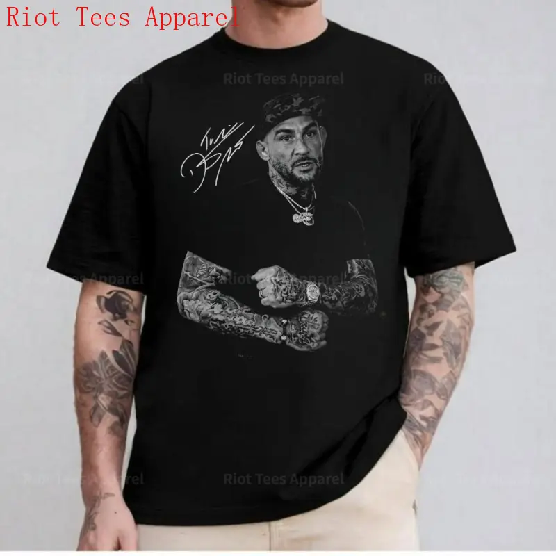 Cotton T-Shirt Dustin Poirier Graphic Tee UFC Combat Sports Fan Shirt MMA Fight Night Tee Gift for Men Women American