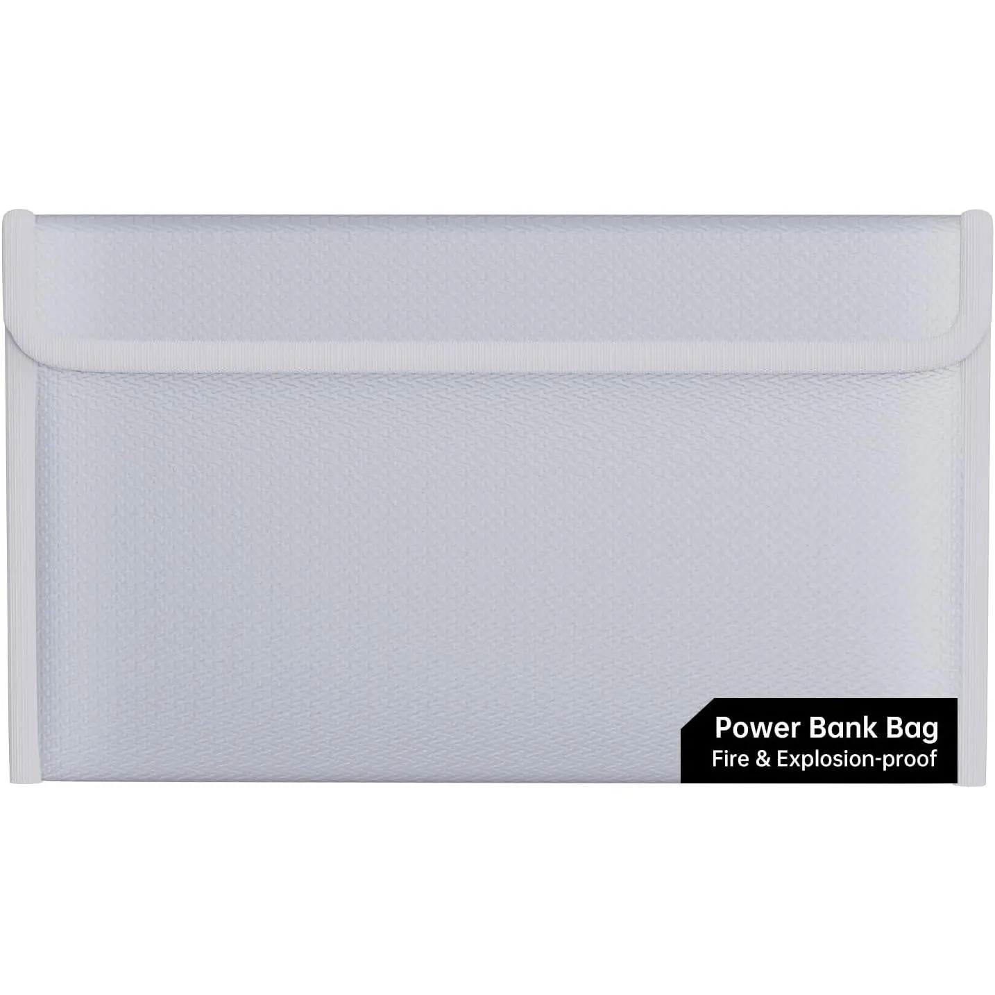 Fireproof Fiberglass LiPo Bag (10.7"×6.3") - Explosion-Proof Safety Pouch, Power Bank Storage Organizer for Modern Travel Electronics