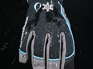 AGS HANDLANDY Winter Work Gloves, 3M Thinsulate Waterproof Insulated Glove for Men Women